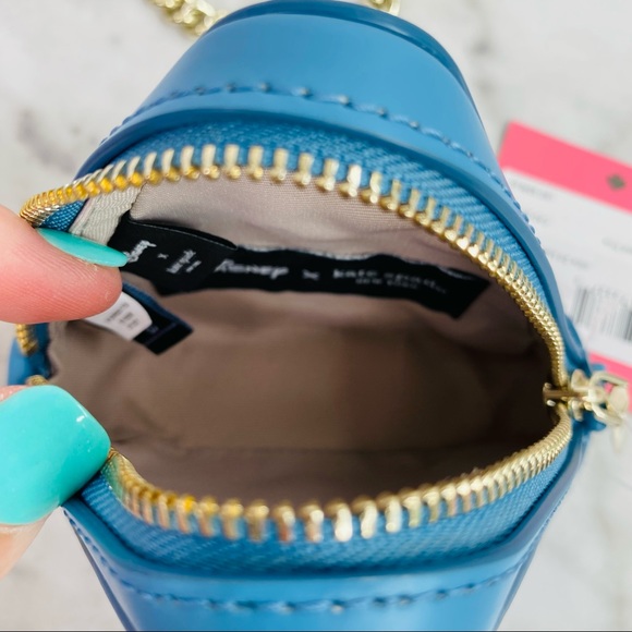 Disney X Kate Spade Alice In Wonderland Alice In A Bottle 3D Glass Crossbody Bag - Picture 13 of 16